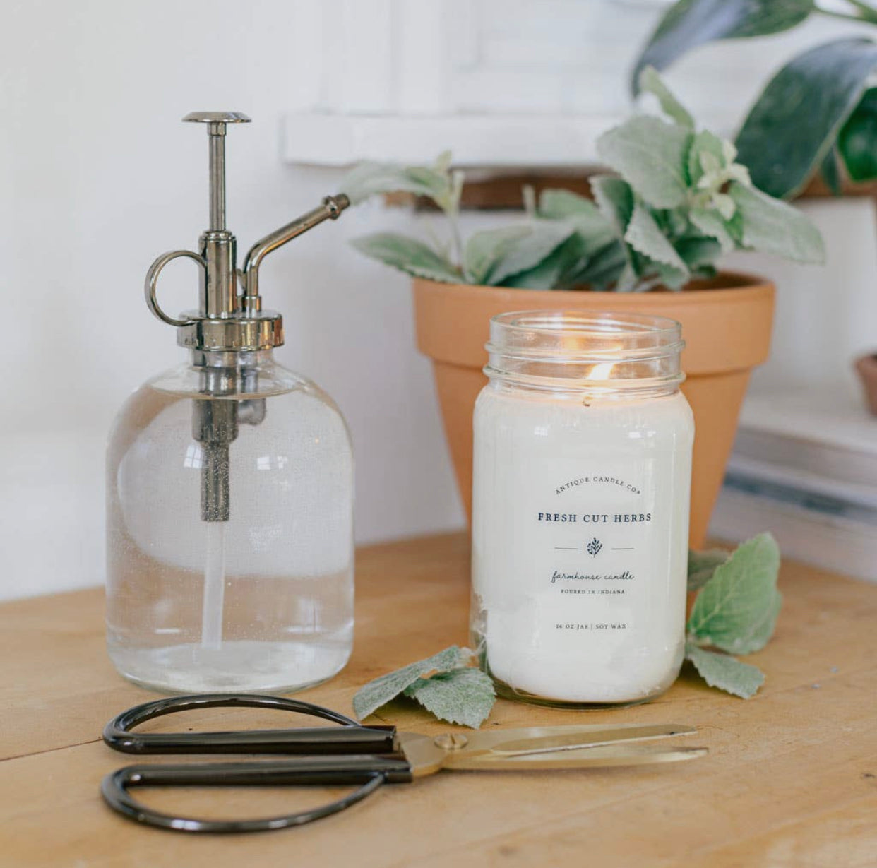 Fresh Cut Herbs Antique Candle Co.