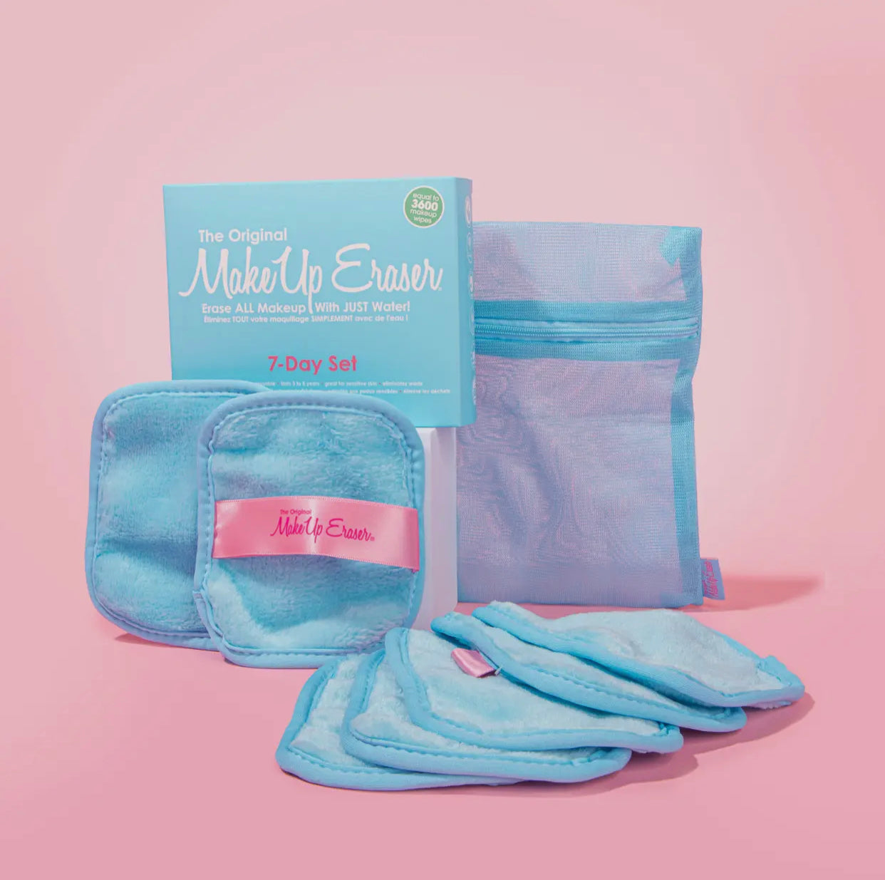 MakeUp Eraser 7-Day Set, Chill Blue