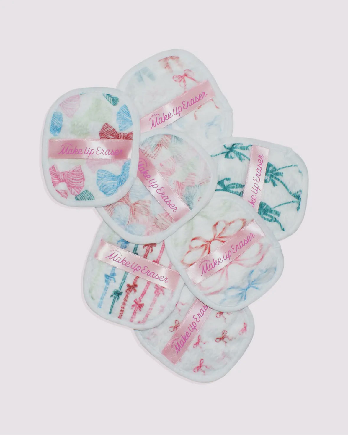 Fab-Bow-Lous 7 Day Makeup Eraser Set, Whimsical Pink Bow Edit