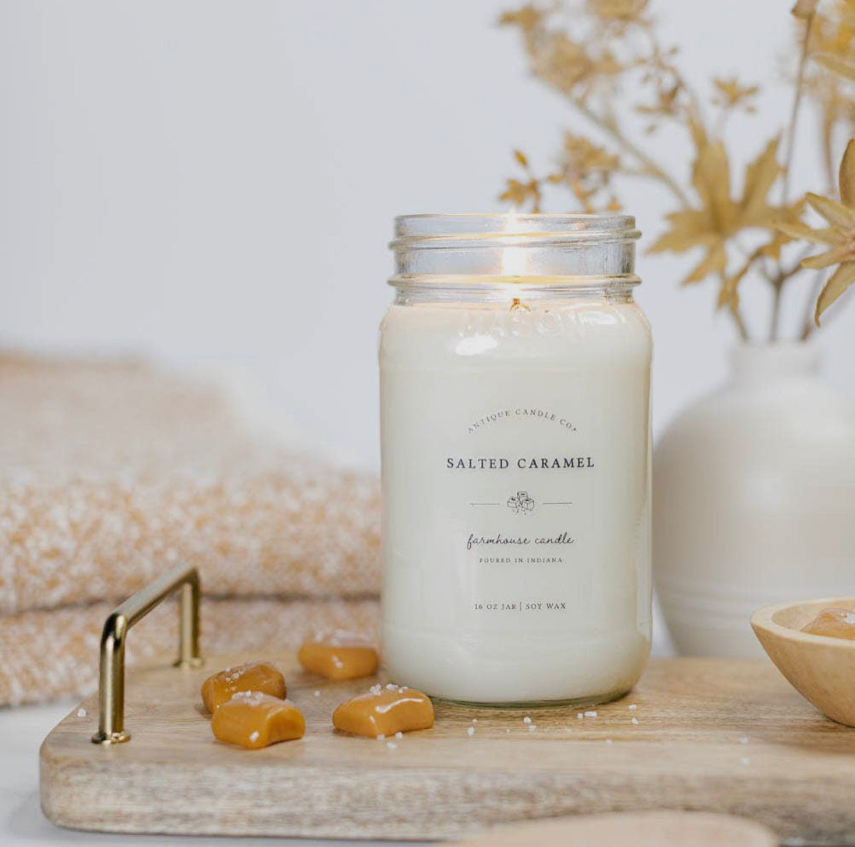 Salted Caramel Antique Candle Co.