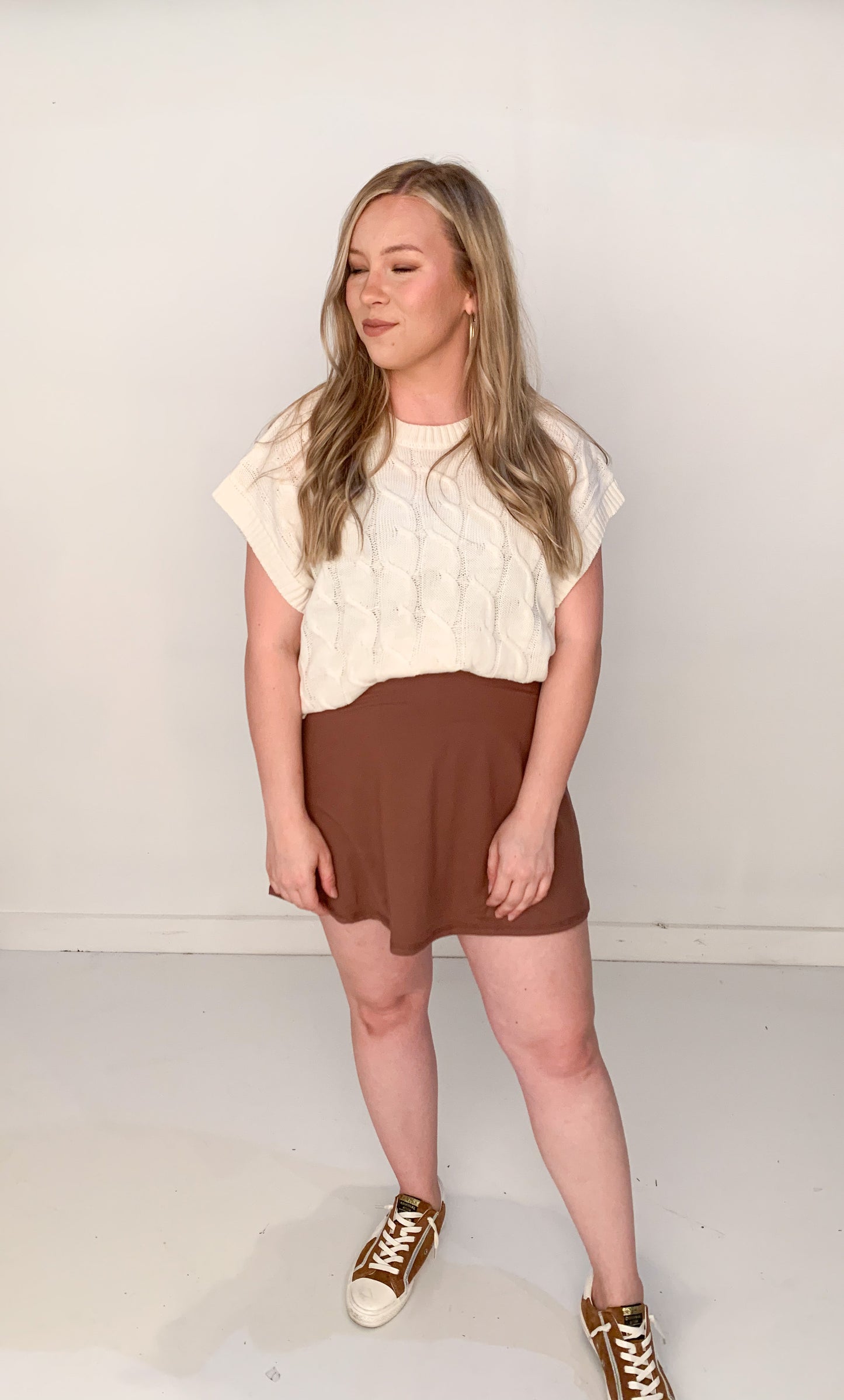 Busy B Activewear Dress, Chocolate