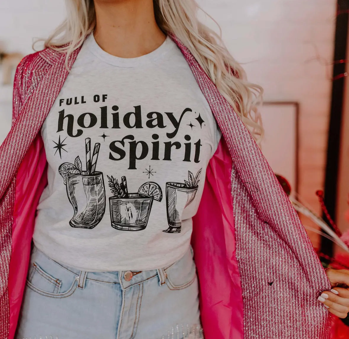 Full of Holiday Spirit Graphic Tee