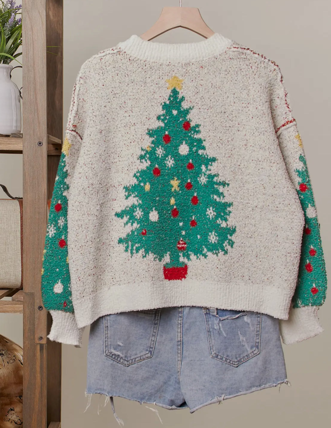 Oh Christmas Tree V-Neck Cardigan