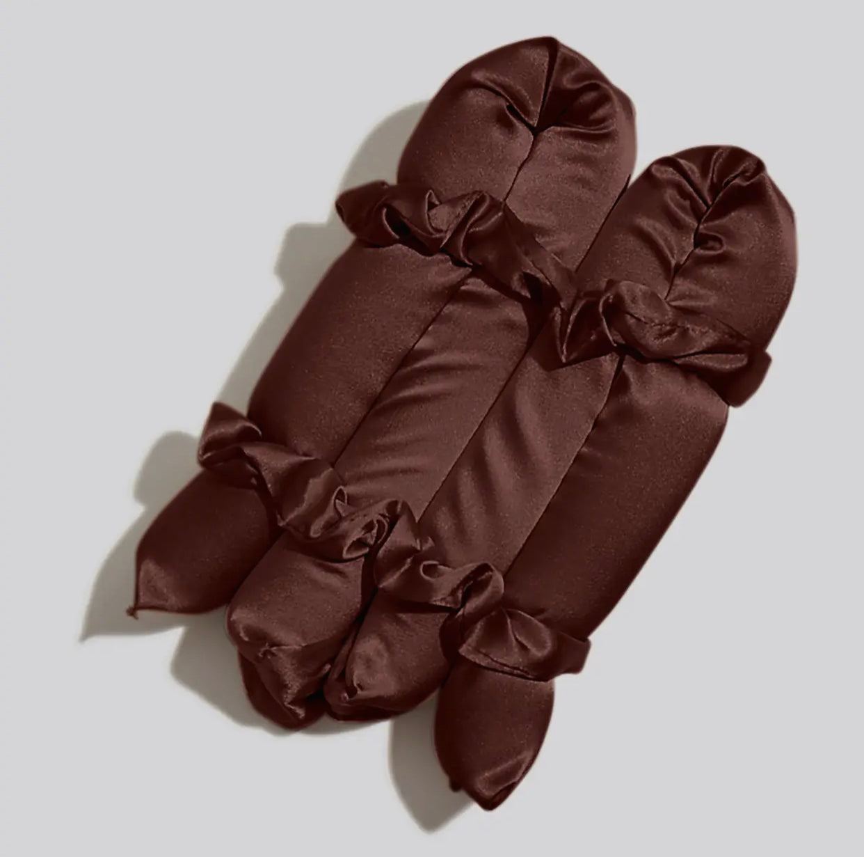 Kitsch XL Satin Heatless Curling Set, Chocolate