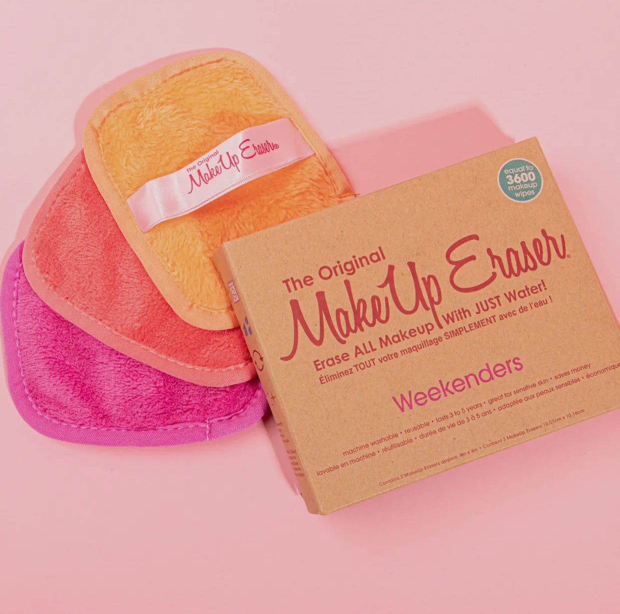 MakeUp Eraser Weekenders 3-Day Set, Pink