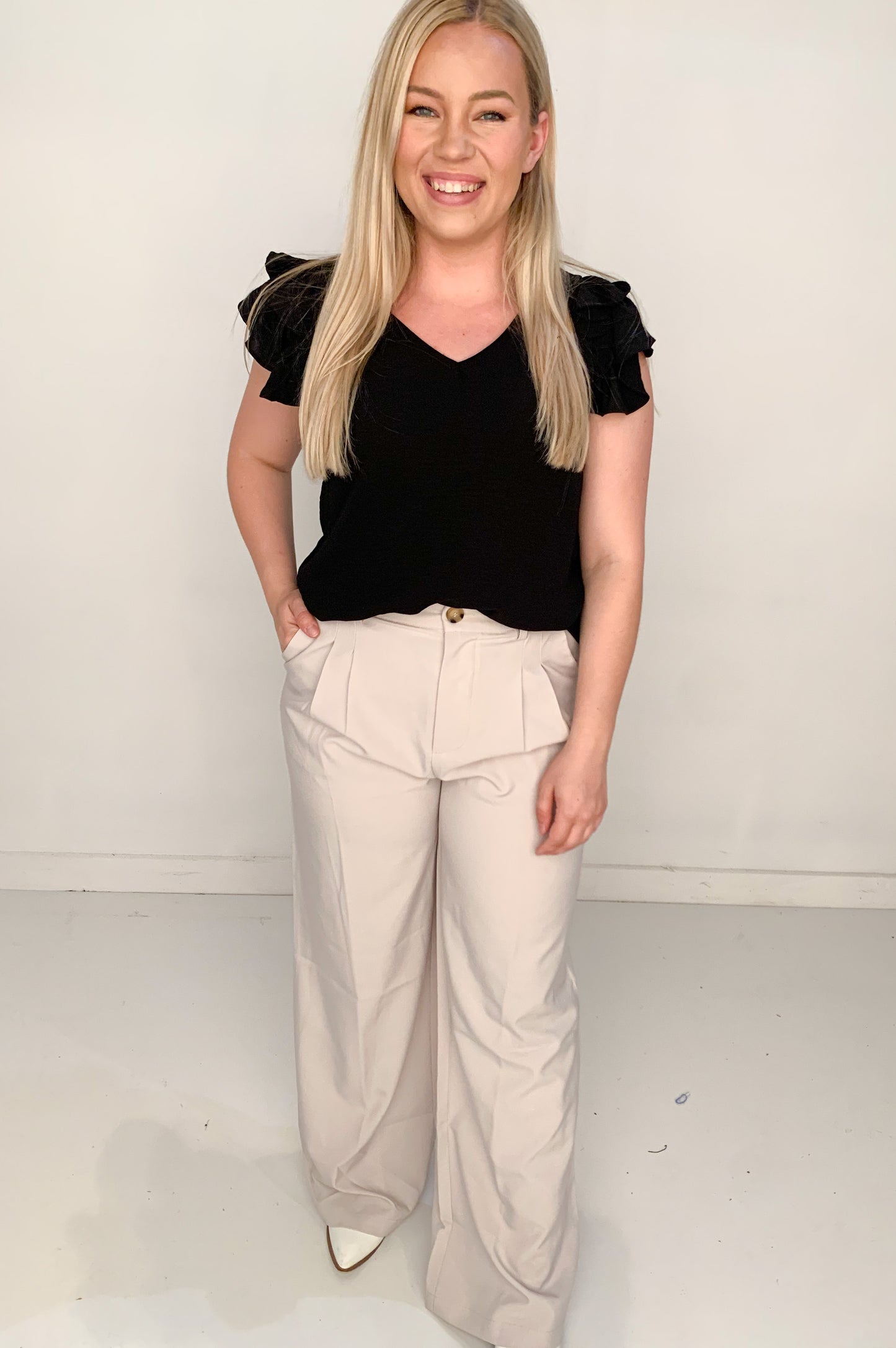 Madilyn Trousers, Oatmeal