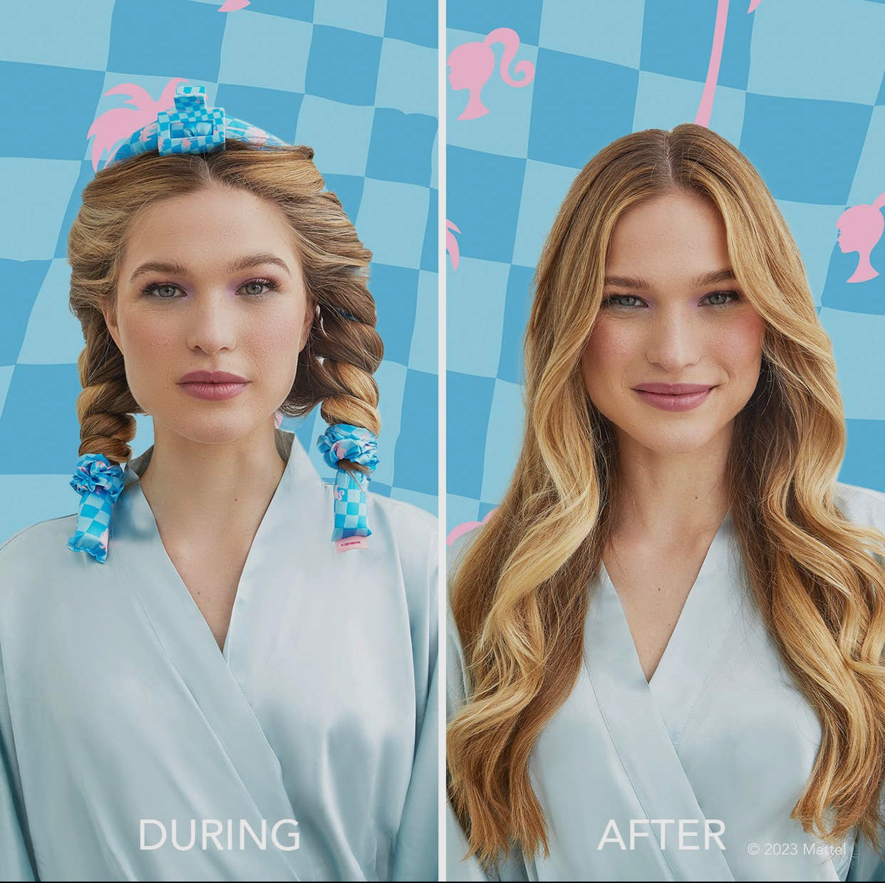 Barbie x Kitsch Satin Heatless Curling Set, Malibu Barbie