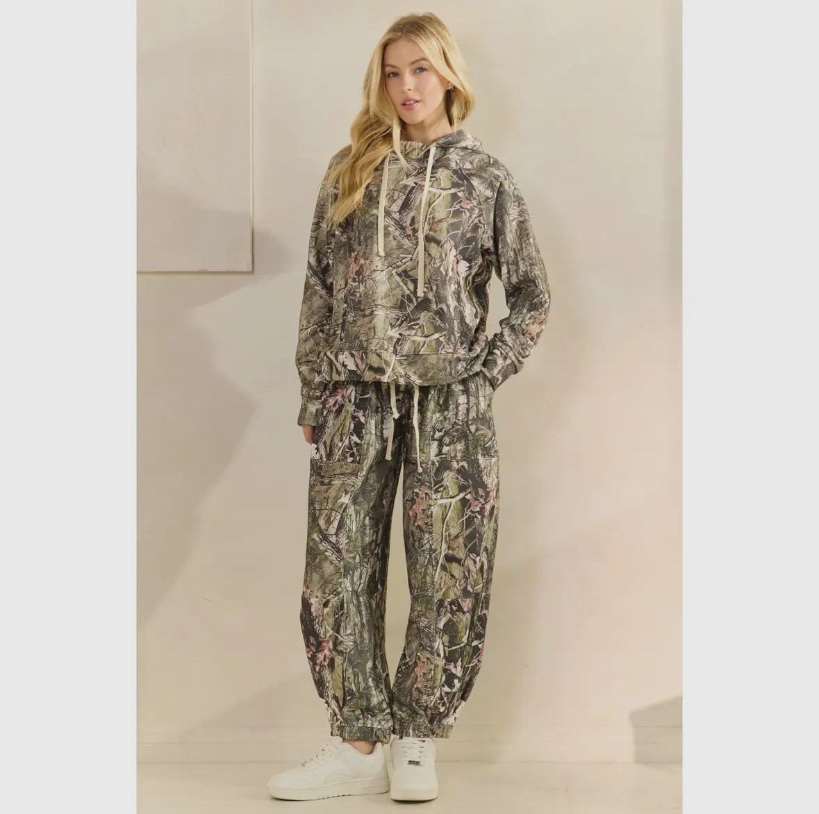 Tilly French Terry Camo Hoodie, Mossy Oak
