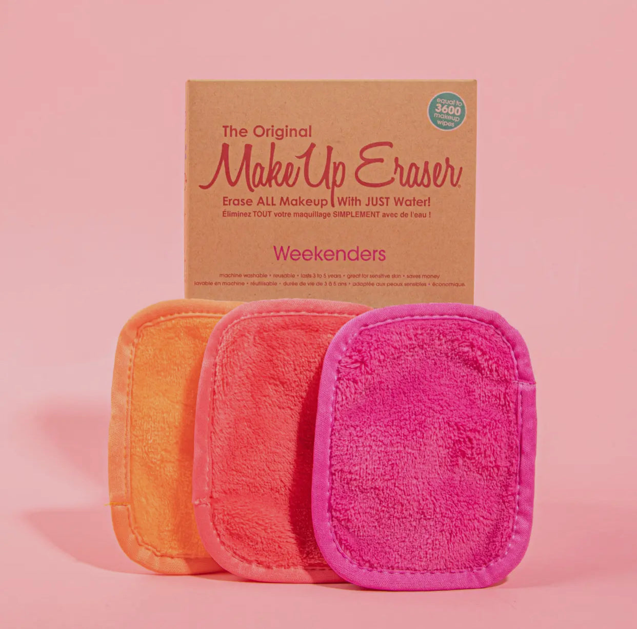 MakeUp Eraser Weekenders 3-Day Set, Pink