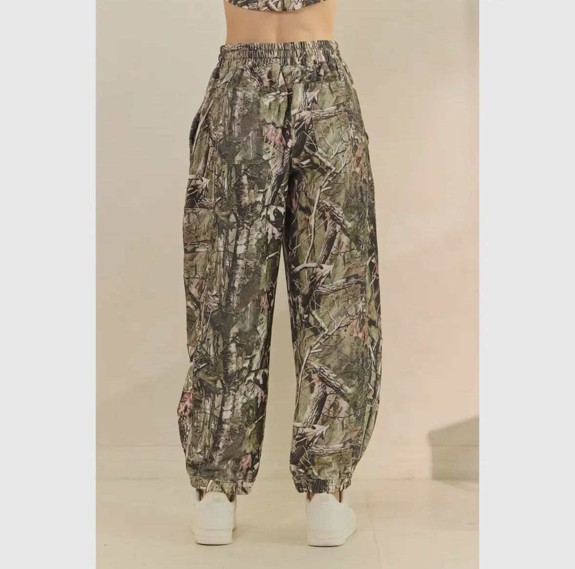 Tate French Terry Camo Pants, Mossy Oak