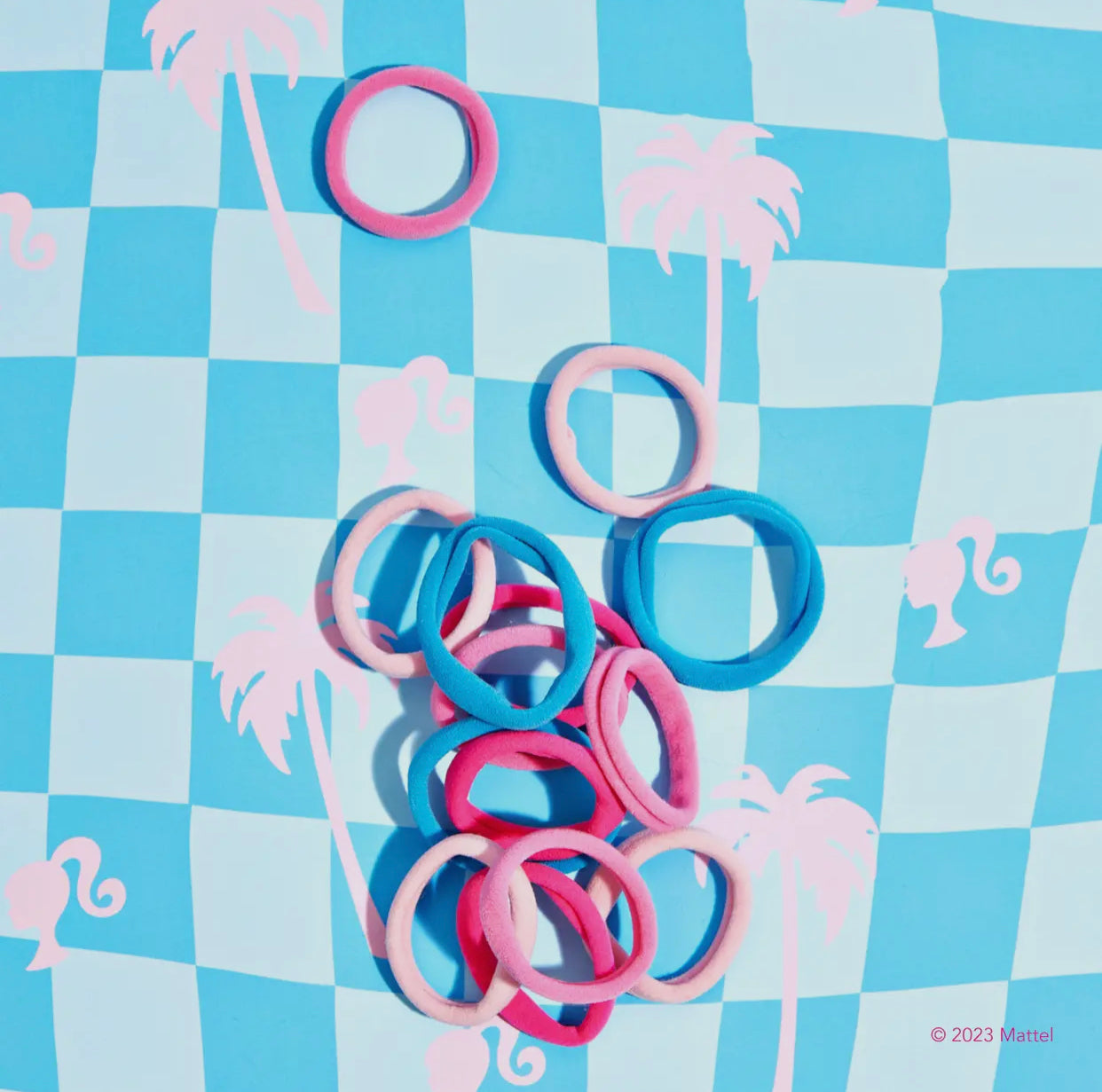 Barbie X Kitsch Recycled Nylon Elastics, 12 pc