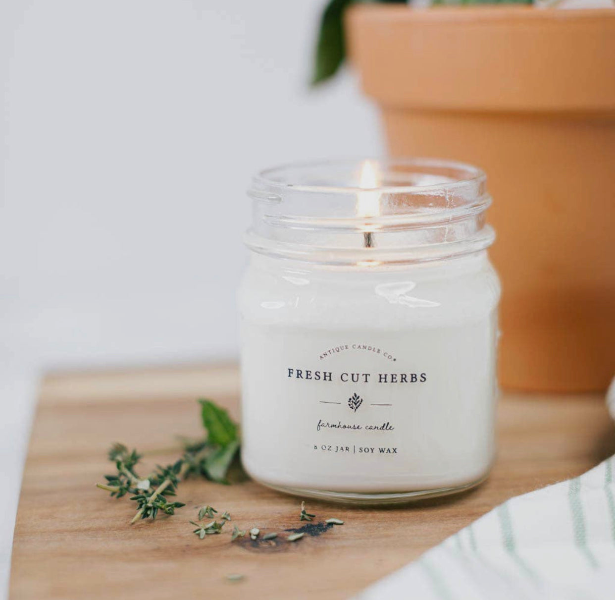 Fresh Cut Herbs Antique Candle Co.