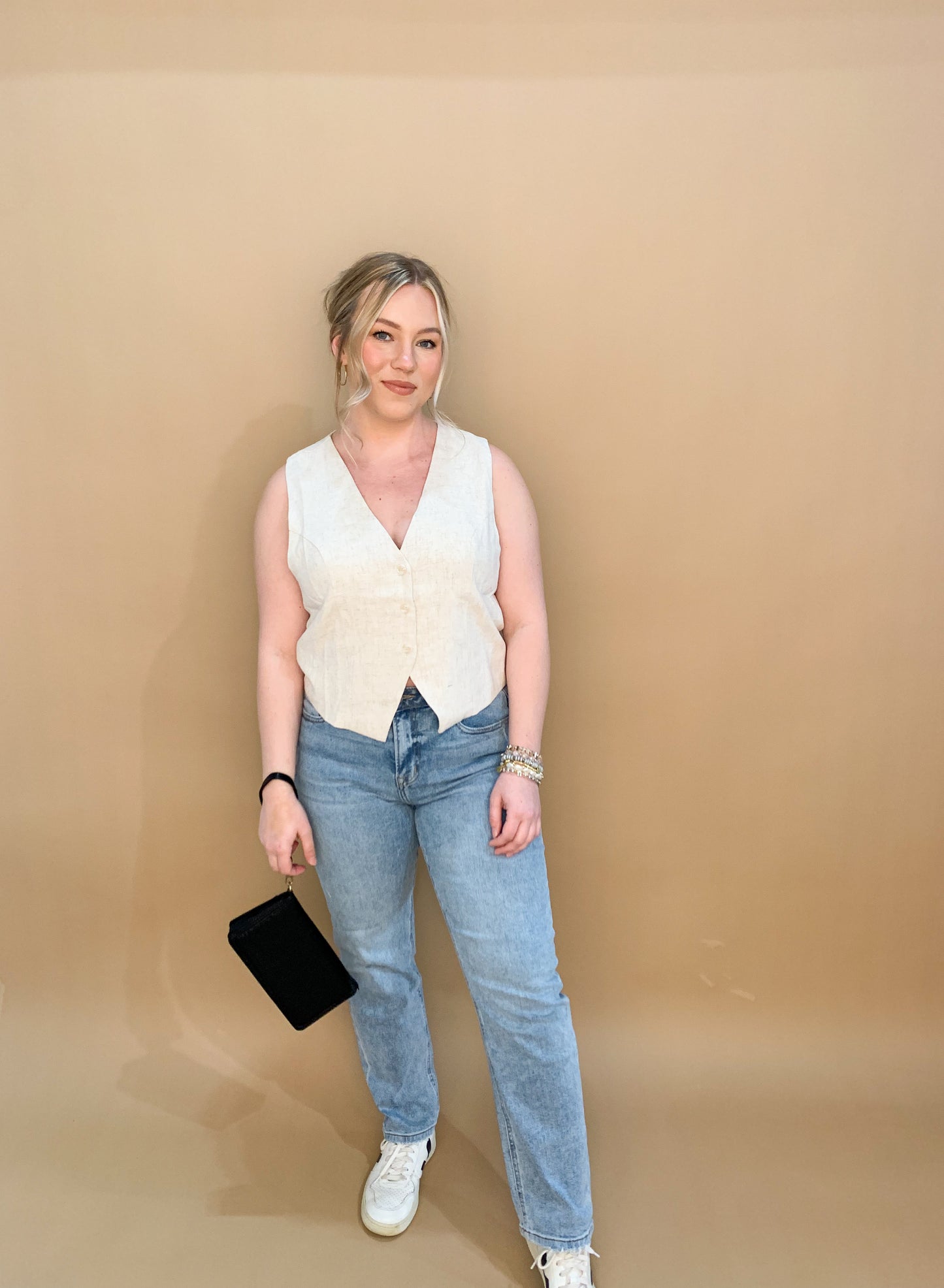 Skye Super High Rise Wedgie Straight Leg Denim, Mica