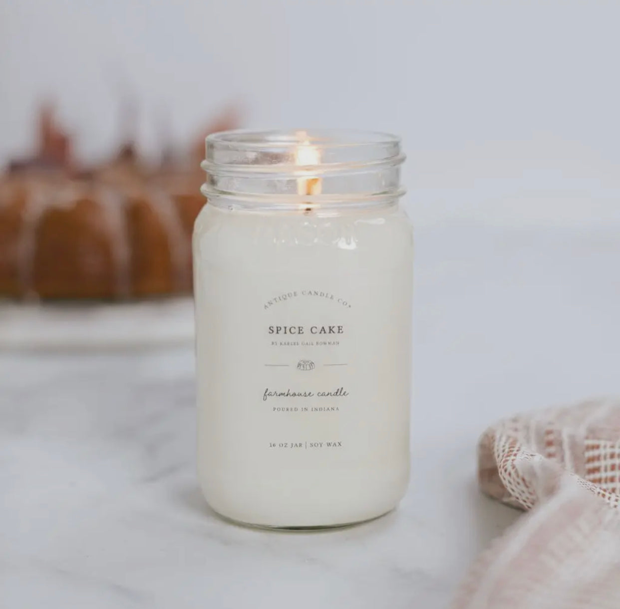 Spice Cake by Karlee Gail Bowman Antique Candle Co.