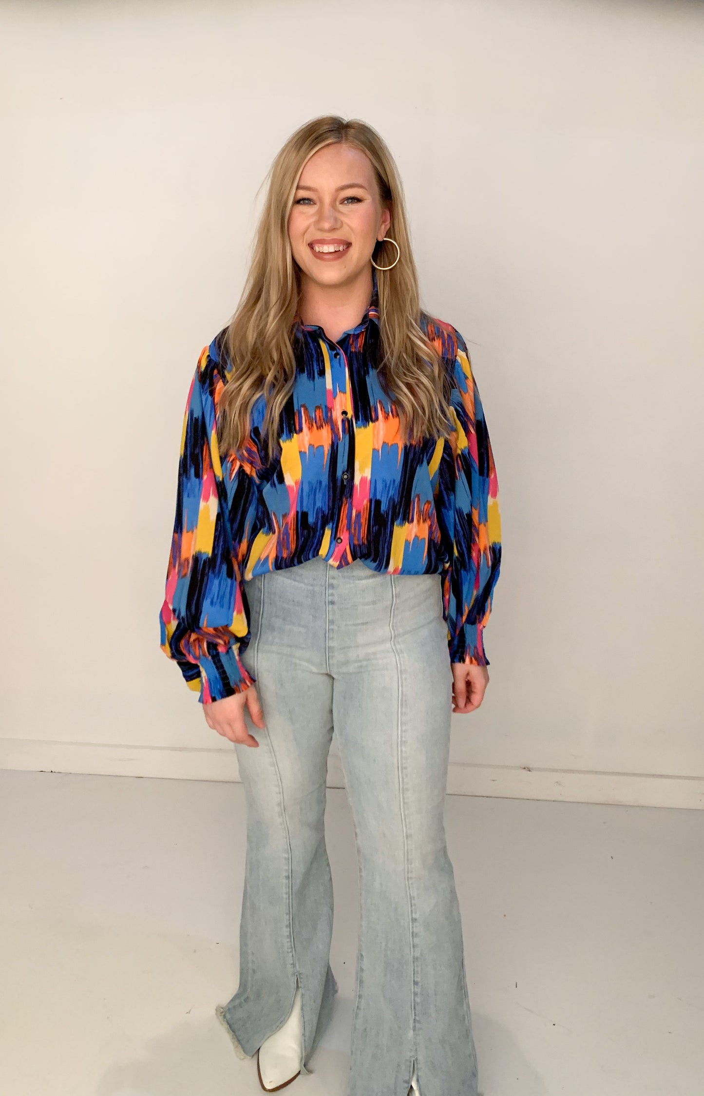 Bold Office Blouse, Multi