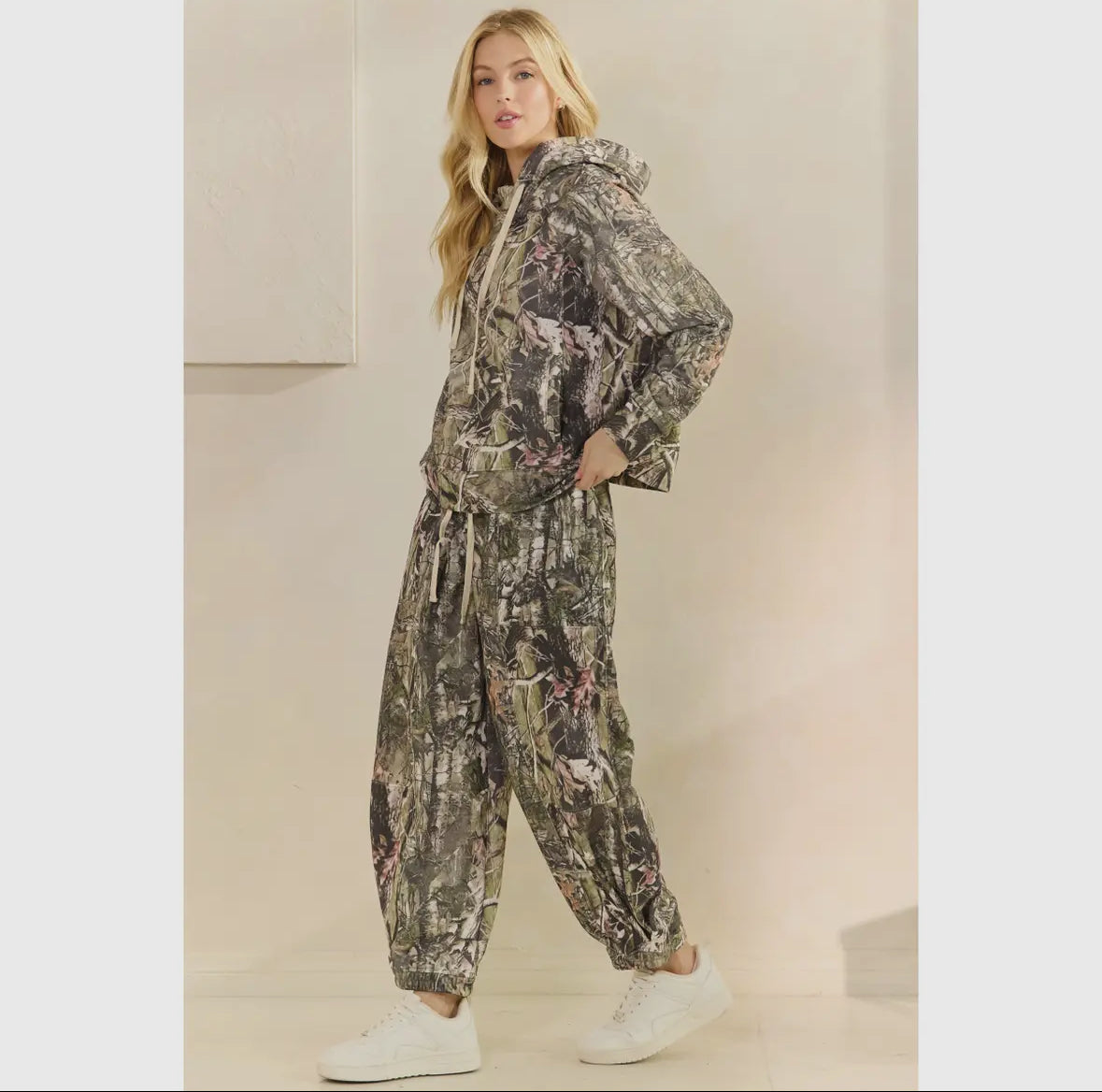 Tilly French Terry Camo Hoodie, Mossy Oak