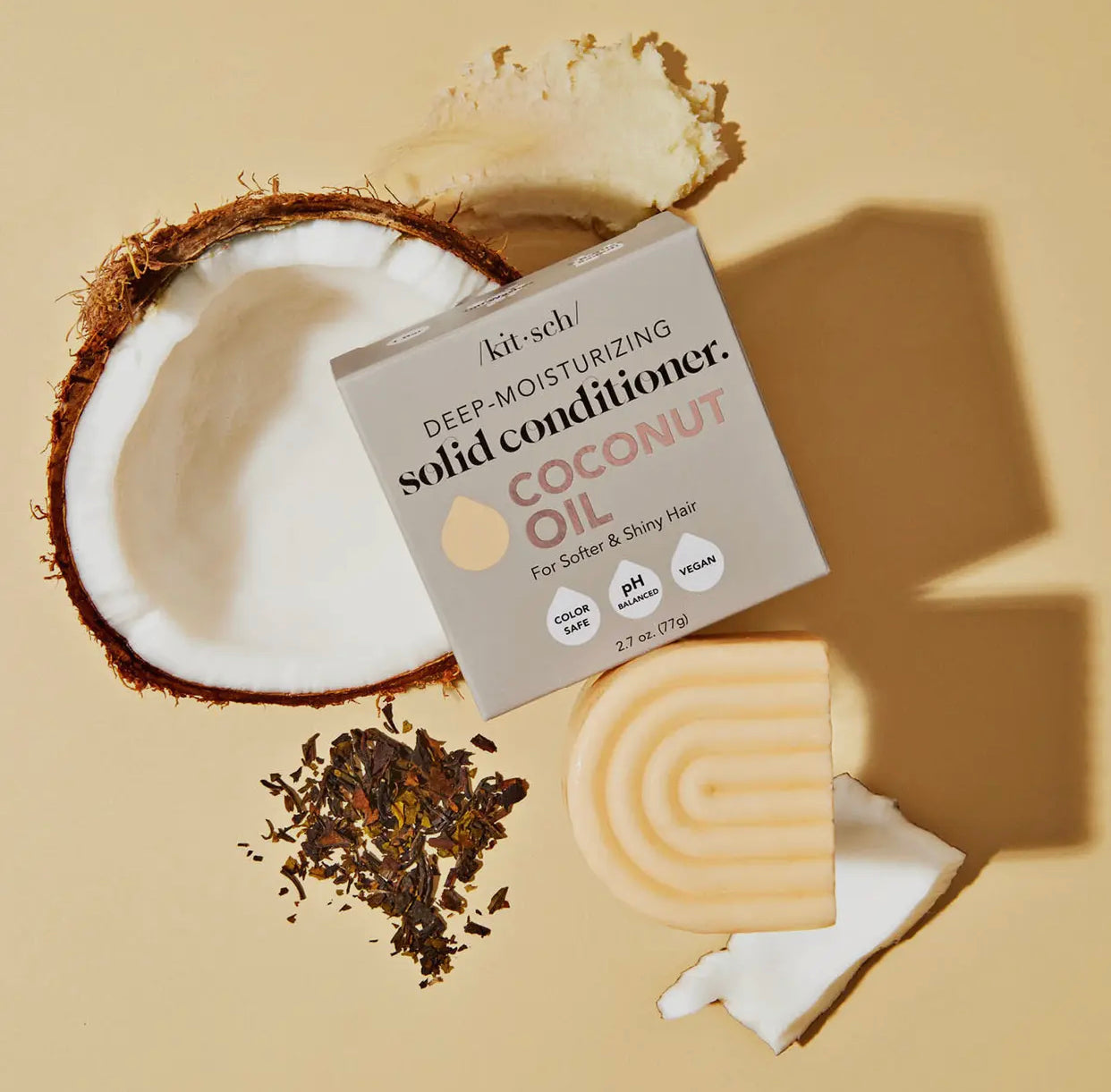 Kitsch Coconut Repair Conditioner Bar for Dry Damaged Hair