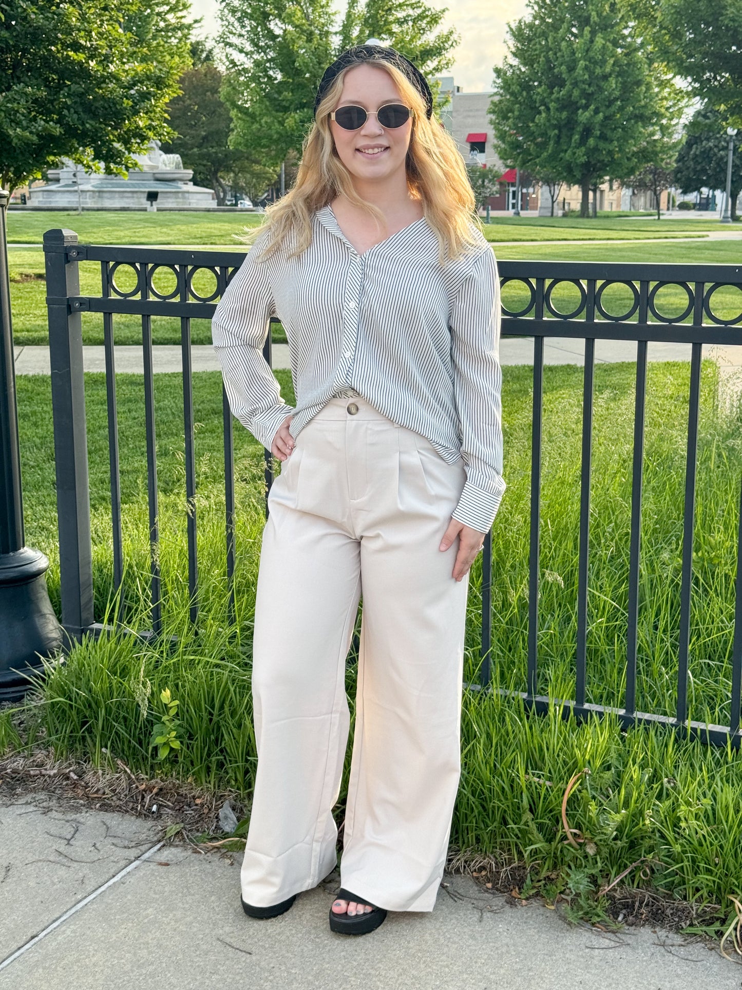 Madilyn Trousers, Oatmeal