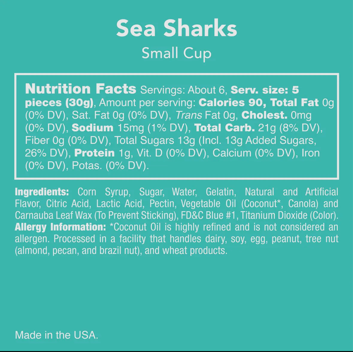 Candy Club Sea Shark Gummies