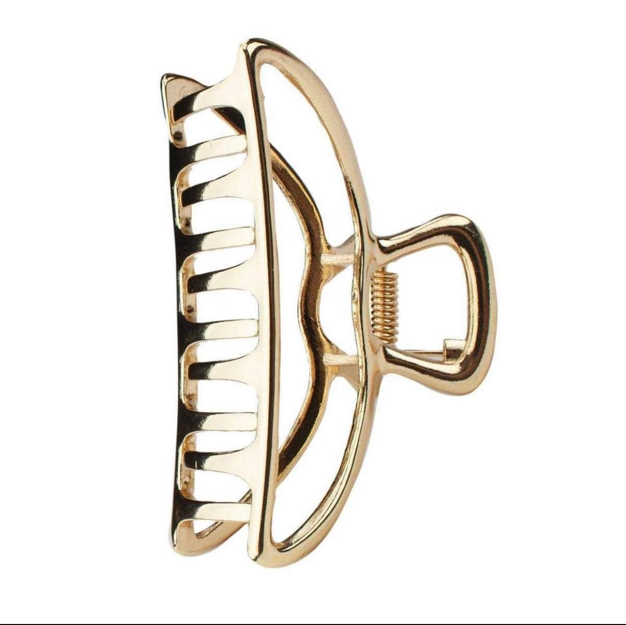 Kitsch Open Shape Claw Clip, Gold