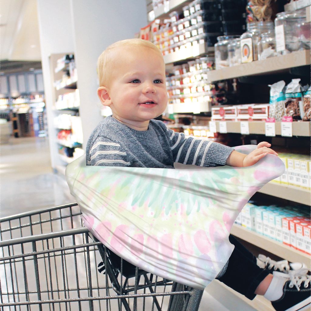 Mom Boss™ Nursing & Shopping Cover, Rainbow Tie Dye