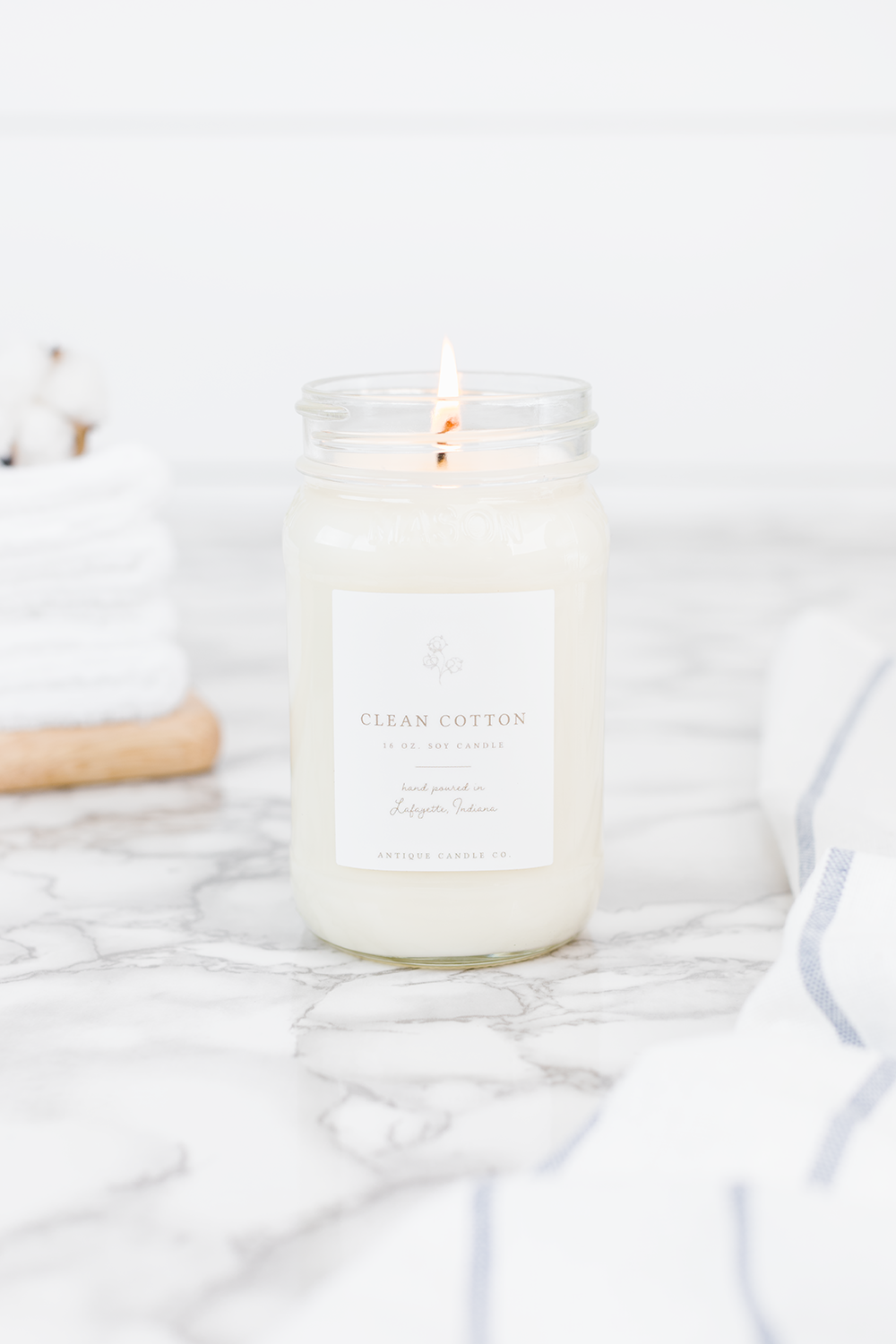 Clean Cotton Antique Candle Co.