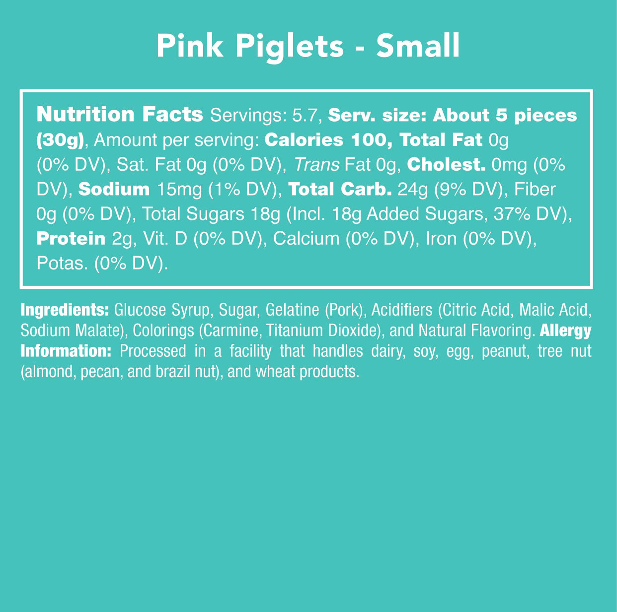 Candy Club Pink Candy Piglets