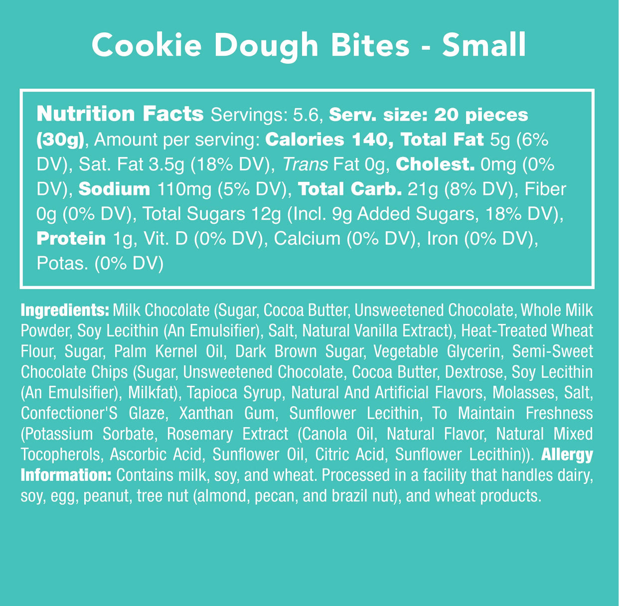 Candy Club Cookie Dough Bites