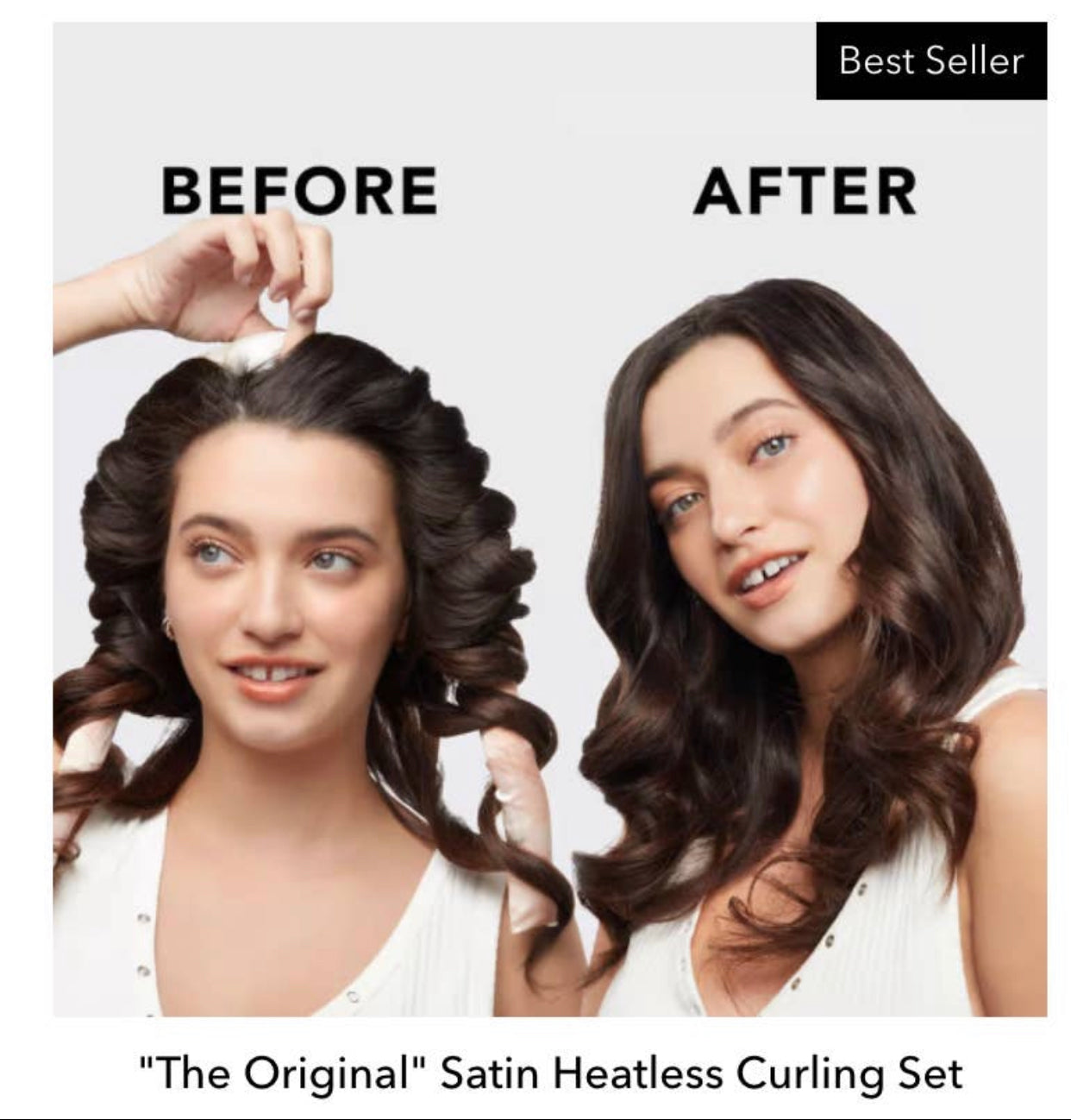 Kitsch Heatless Curler Set, Sunset Tie Dye