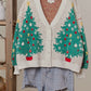 Oh Christmas Tree V-Neck Cardigan