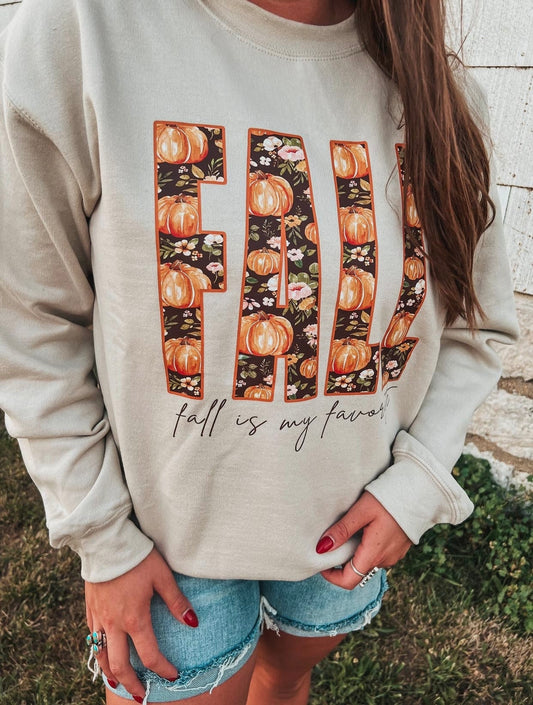 Fall is my Favorite Crewneck Sweatshirt