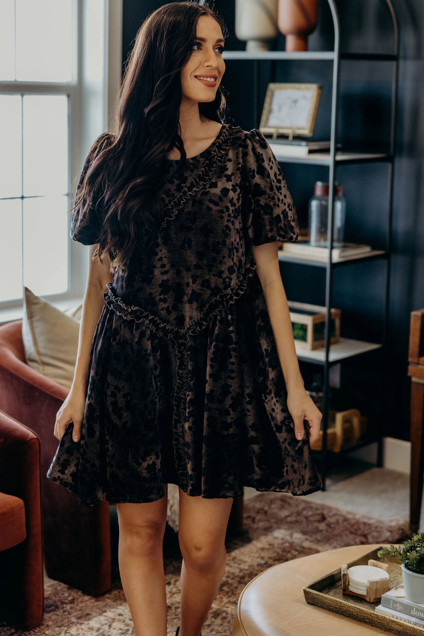 The Venice Mini Dress, Safari Spots