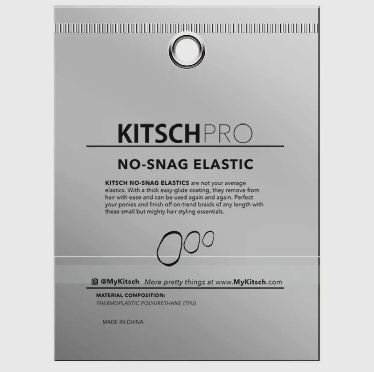 Kitsch No-Snag Elastic, 100ct