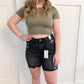 Spring Fever Judy Blue Rigid Magic Shorts, Black