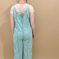 Ellen Mineral Wash Waffle Knit Jumpsuit, Blue
