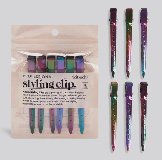 Kitsch Styling Hair Clips, Iridescent