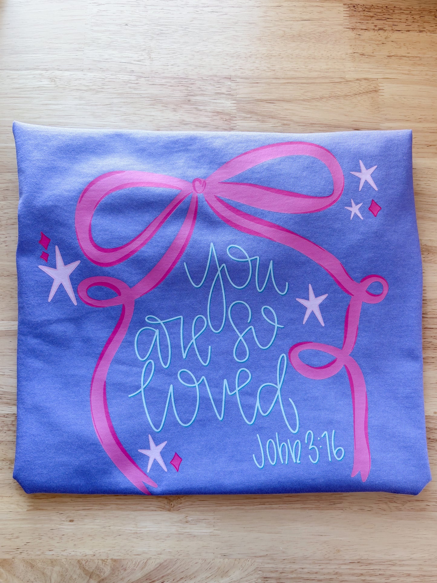 You are so Loved Graphic Tee, Violet