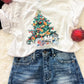 Cydnee Vintage Christmas Tree Graphic Tee