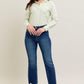 Minnie Dark Wash High Rise Kick Flare Jeans, Judy Blue