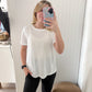 Lucky Cotton Slub Short Sleeve Shirt, White