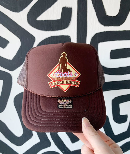 Coors Rodeo Trucker Hat, Brown