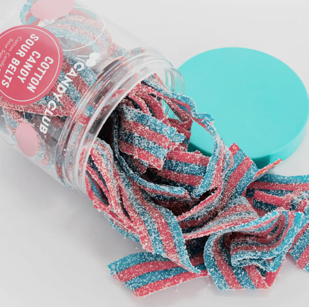 Candy Club Cotton Candy Sour Belts