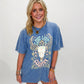 Enzi Long Live Country Graphic Tee, Blue