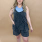 Brenna Ribbed Basic Tank Top, Chambray