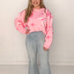 Boot Scootin' Boogie Sweater, Pink