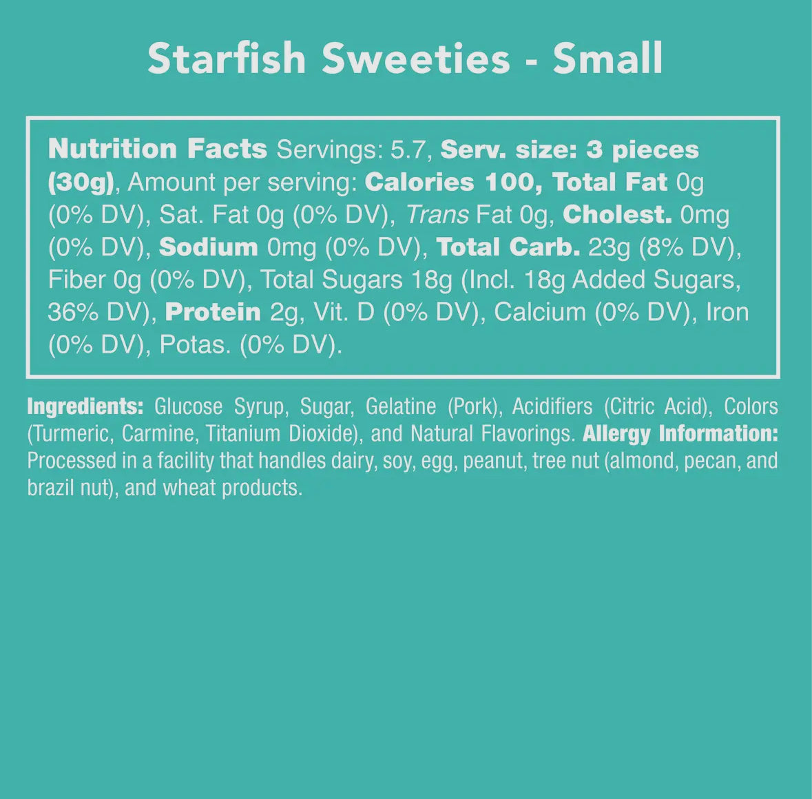 Candy Club Starfish Gummy Sweeties