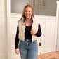 Noel Reversible Puffer Vest, Black