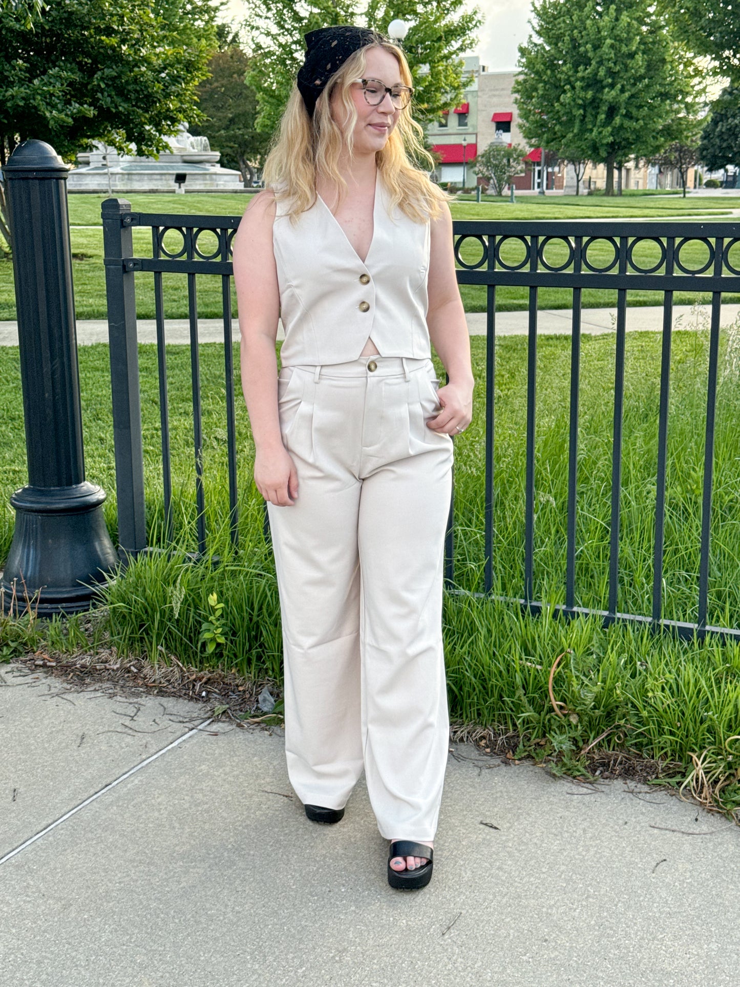 Madilyn Trousers, Oatmeal