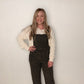 Thankful Grid Pattern Jumpsuit