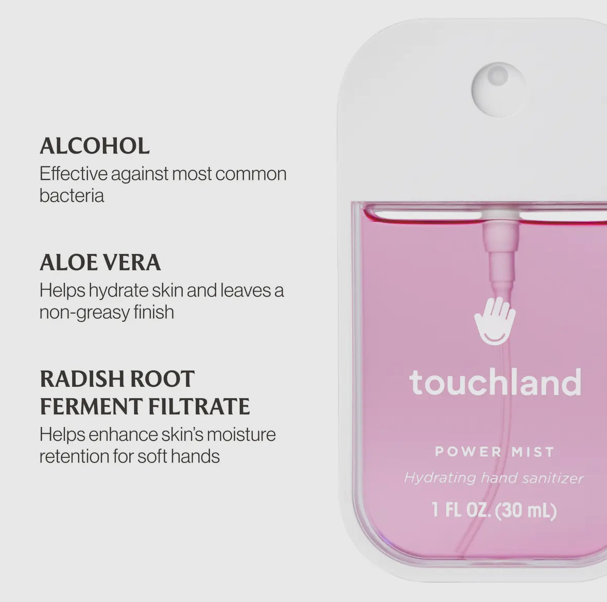 Touchland Berry Bliss Power Mist Hydrating Hand Sanitizer